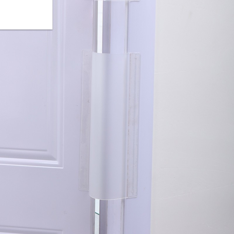 babycorner Transparent Hinge Guard Protects Finger Door Hinges Gate Window Protection Baby Proofing (1.5 Feet x 8 Pieces = 12 Feet)(Transparent)