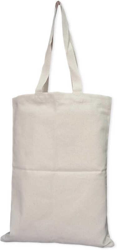 Rawpockets Rawbags 'Shopping bag ', reusable 100% Cotton Eco-Friendly |ToteBag |Natural colour|Eco bag |Canvas Fabric Multipurpose Bag(White, 5 inch)