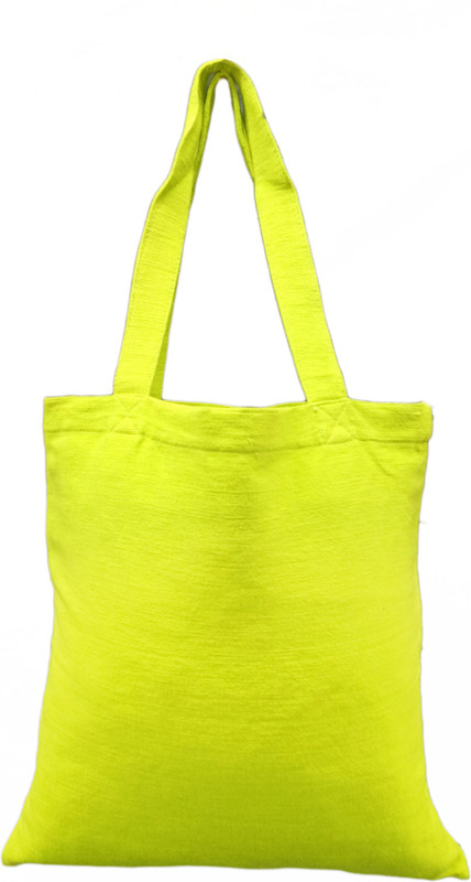 Rawpockets Rawbags 'Light Green Bag ', reusable 100% Cotton Eco-Friendly |Bag |Natural colour|Eco bag |Canvas Fabric Multipurpose Bag(Light Green, 5 L)