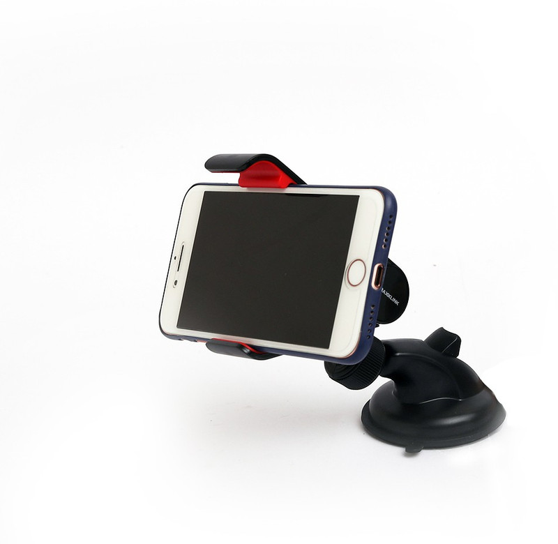 maxxlink Car Mobile Holder for Dashboard, Windshield(Black, Red)