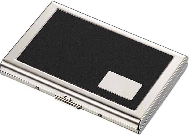 Flipkart SmartBuy Black RFID Credit Card Holder 6 Card Holder(Set of 1, Silver, Black)