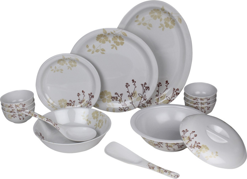 shalom DnrSet_06 Pack of 26 Dinner Set(Melamin)