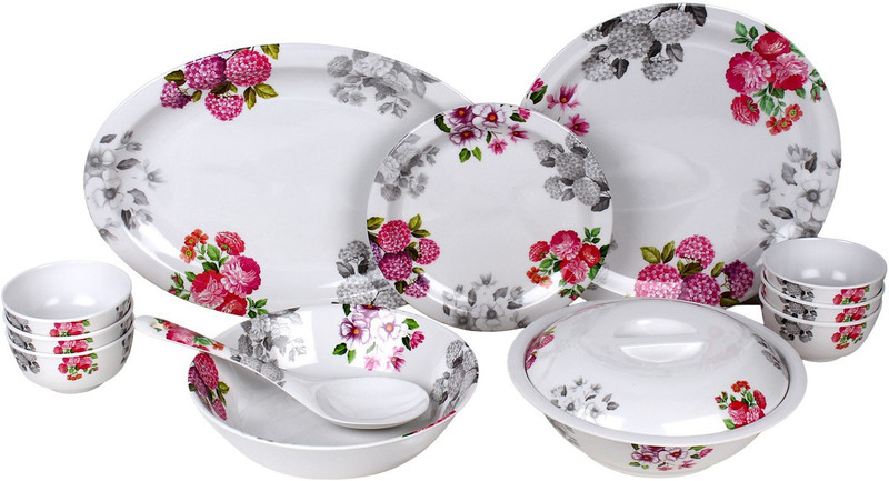 shalom DnrSet_05 Pack of 26 Dinner Set(Melamin)