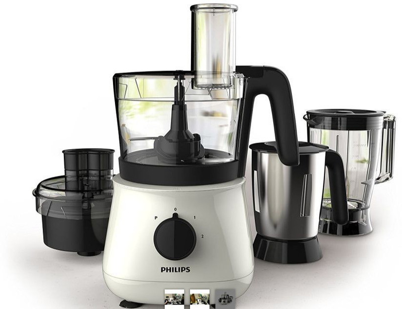 Philips HL1661/00 700 W Food Processor(White)