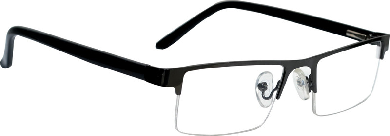 Eye Glass Half Rim Rectangle, Square, Wayfarer, Wrap-around Frame(48 mm)