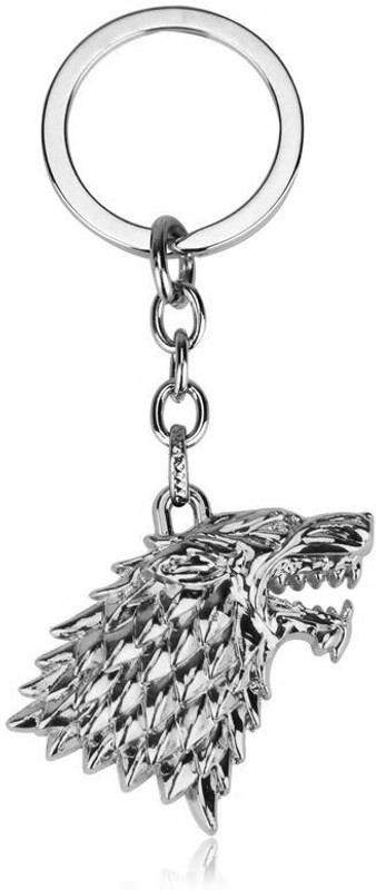 Averionix Ice And Fire Dire Wolf Keychain Key Chain