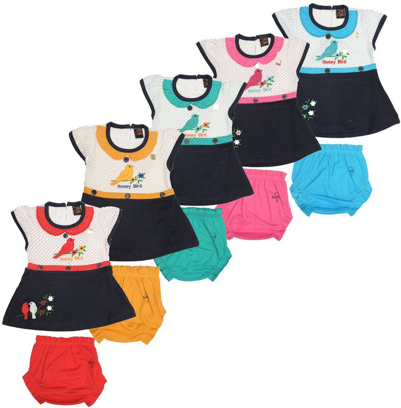 sk naren Girls Casual Top Panty(Multicolor)