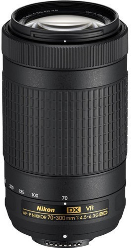 Nikon AF-P DX NIKKOR 70 – 300 mm f/4.5 – 6.3G ED VR  Lens