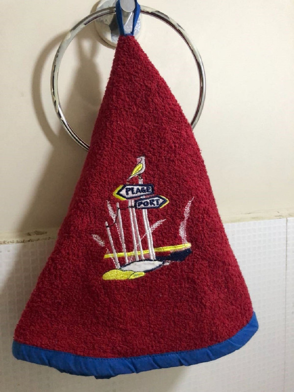 cotton quest SHEC036 Red and Blue Napkins(2 Sheets)