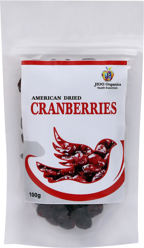 Jioo Organics Cranberries, cranberry_Pack Of 100 g Cranberries(100 g)