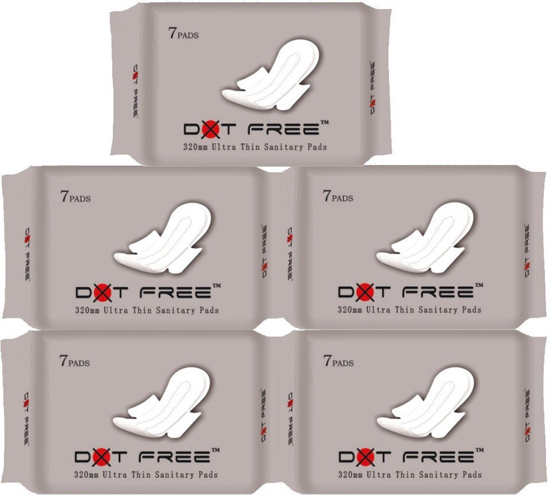 dot free DOTFREE ULTRATHIN 330mm SANITARY PAD Sanitary Pad(Pack of 5)