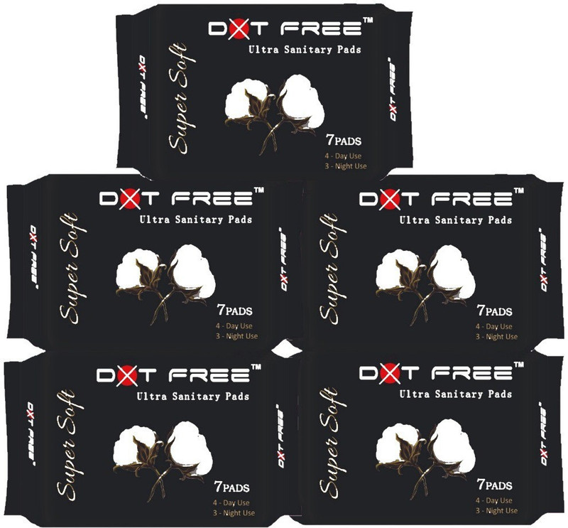 dot free Super soft ultra thin sanitary pad Sanitary Pad(Pack of 5)
