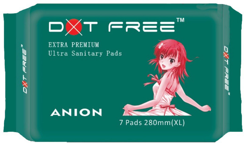 dot free DOTFREE ANION 280mm Sanitary Pad(Pack of 5)