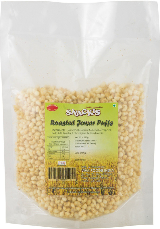 viva foods Rosted Jowar puff best snacks(100 g)