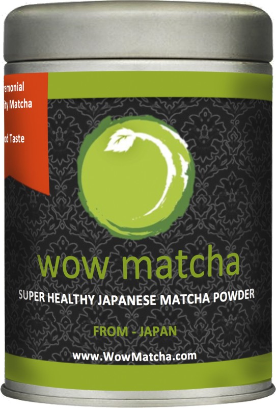 Wow Matcha Japanese Ceremonial Grade Hand Ground Matcha Green Tea Powder Unflavoured Matcha Tea Box(100 g)