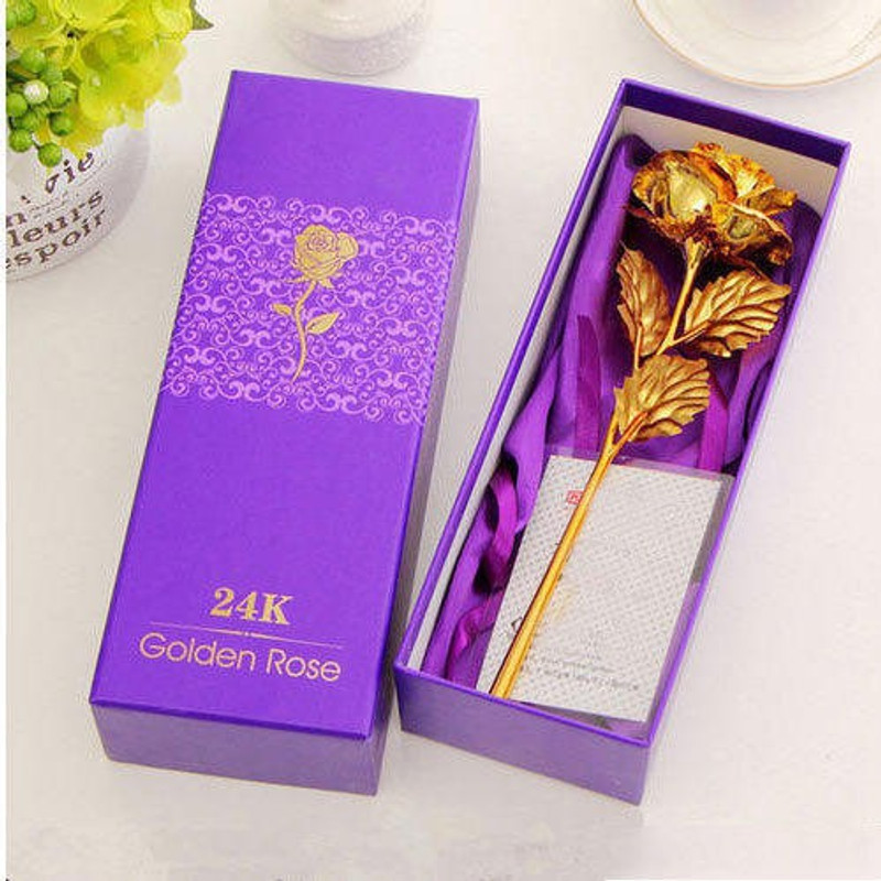 eastern club Gold Rose Artificial Flower(8 inch, Pack of 1)