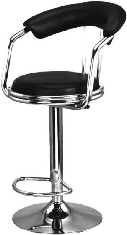 RF Bar Stool Metal Bar Chair(Finish Color - Black)