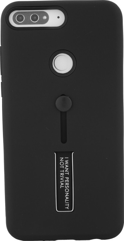 v signature Back Cover for Honor 7C(Black, Dual Protection)