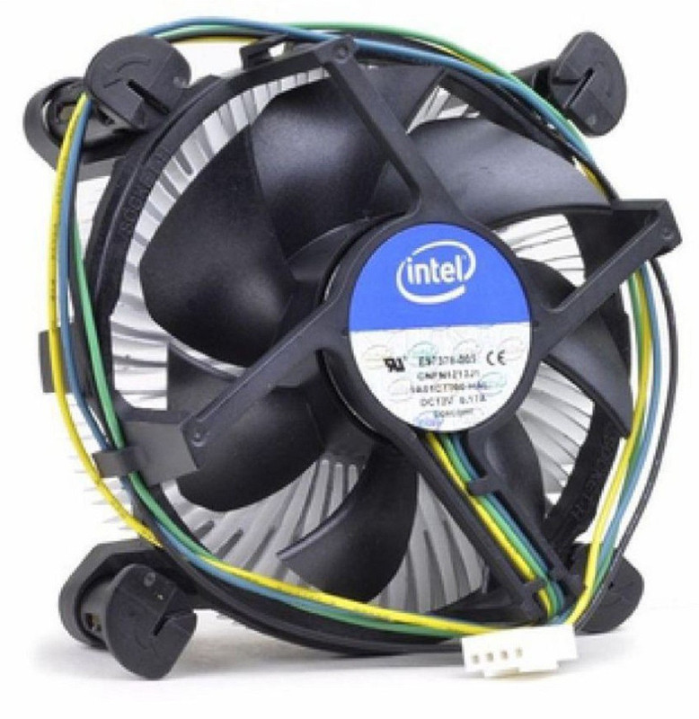 Intel Genuine CPU FAN for Core i3/i5/i7 CPU Fan with Heat Sinks Processor Cooler(Black)