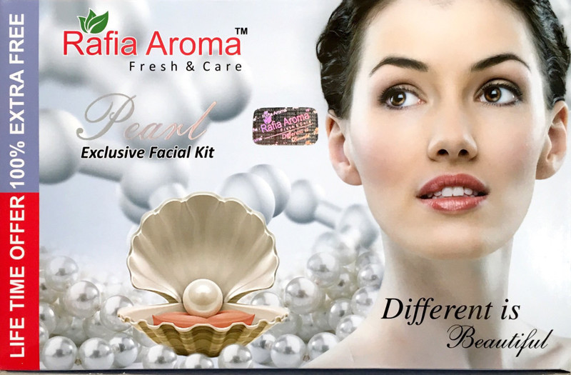 rafia aroma Pearl Exclusive Facial kit, unisex for fairness, all type of skin solution 660 g