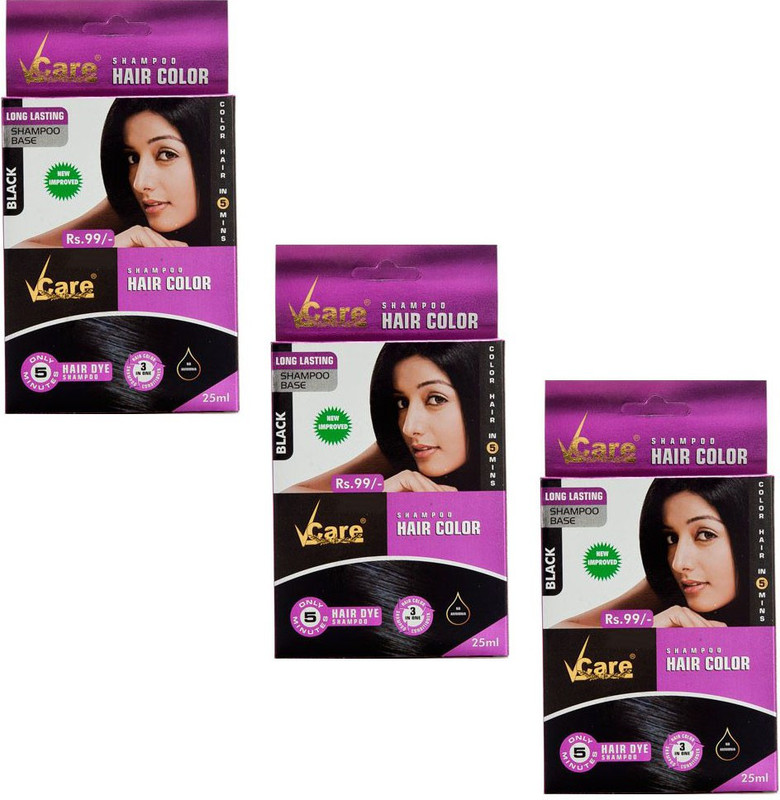 Buy Vcare Shampoo Hair Color Pack Of 3 Hair Color(Black) Online at desertcartTrinidad and Tobago Buy Vcare Shampoo Hair Color Pack Of 3 Hair Color(Black) Online at desertcartTrinidad and Tobago