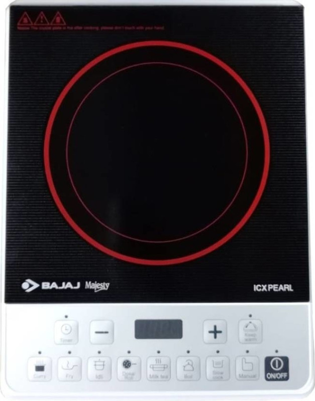 Bajaj Majesty ICX Neo Induction Cooktop(Black, Touch Panel)