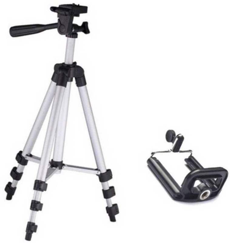Padraig Tripod-3110 Portable Camera Tripod Tripod (Silver, Supports Up to 3000) Tripod, Monopod(Black, Supports Up to 3000)