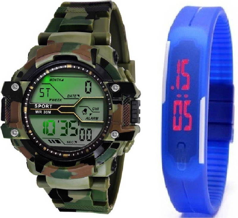 lavishable Army light Green Color Sports Watch For Boys And Mens Watch - For Boys Digital Watch  - For Boys & Girls