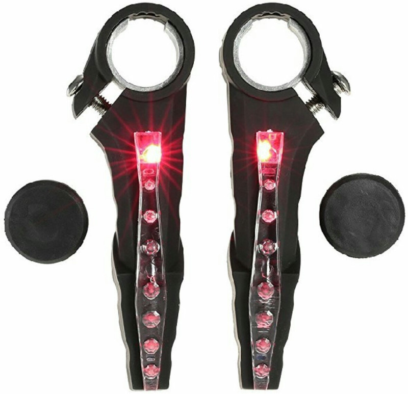 fastped Bicycle Handle Wheels Grips Handles Warning Light Bicycle Handle Grip(35)