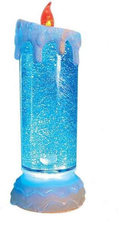 secure vision Colour Changing LED Light Glitter Water Candle Candle(Multicolor, Pack of 1)