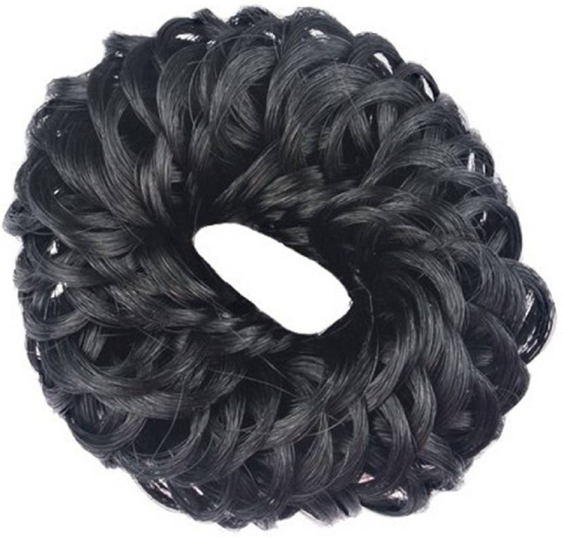 niwner Hair Accessories, Hair Juda Band 3 pcs. Rubber Band Style For Women & Girls, Black Hair Accessory Set Rubber Band, Bun Stick, Hair Accessory Set, Bun Clip(Black)