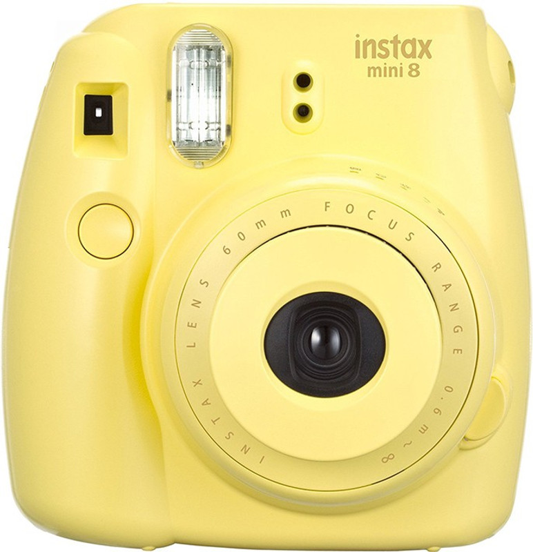 Fujifilm instax Mini 8 Yellow ( with 10x2 film) Instant Camera(Yellow)
