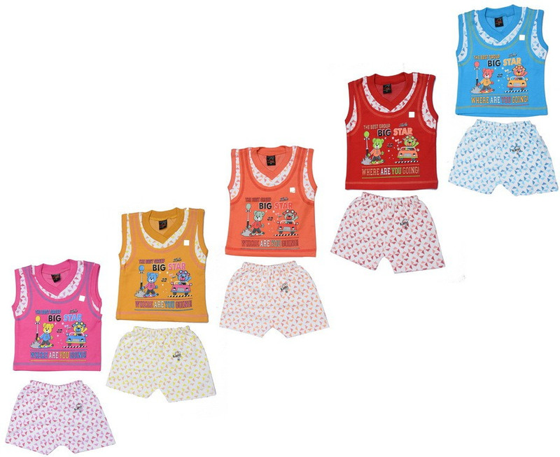 sk naren Baby Boys & Baby Girls Casual Top Shorts(Blue)