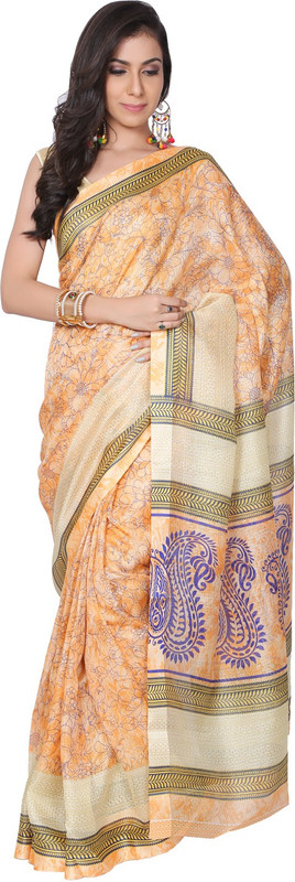 gleamberry Woven Kota Doria Poly Silk Saree(Pack of 2, Multicolor)