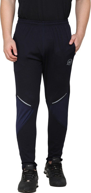 mesa Solid Men Blue Track Pants