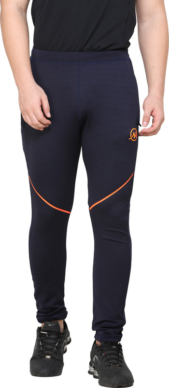 mesa Solid Men Blue Track Pants