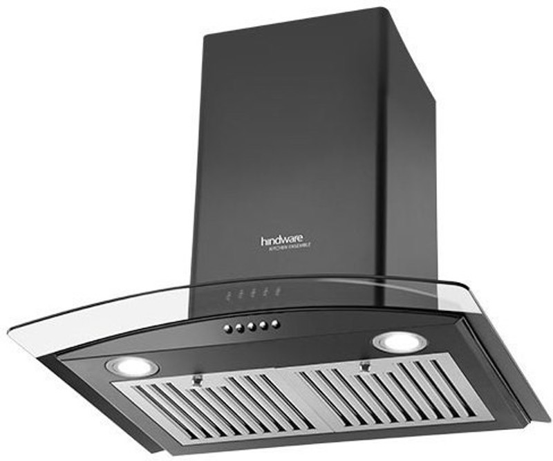 Hindware KYLIS NEO 60 Wall Mounted Chimney(BLACK 1100 CMH)