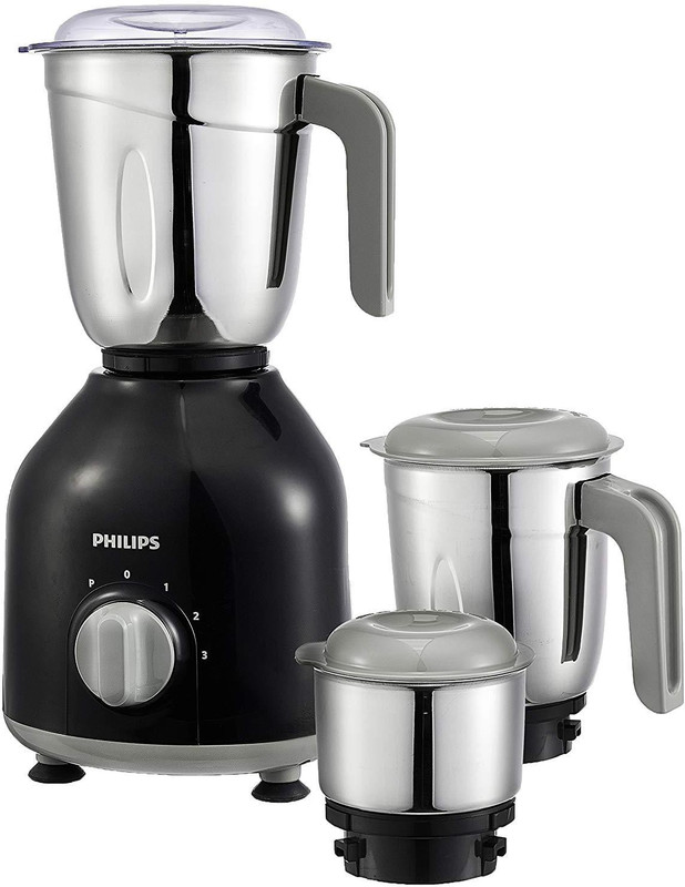Philips new 7756 750 Mixer Grinder(Black, 3 Jars)