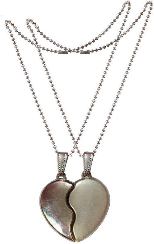 stylish dude dil locket Silver Stainless Steel Locket