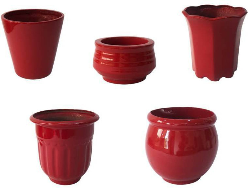 fibra international Plant Container Set(Pack of 10, Fiber Glass)