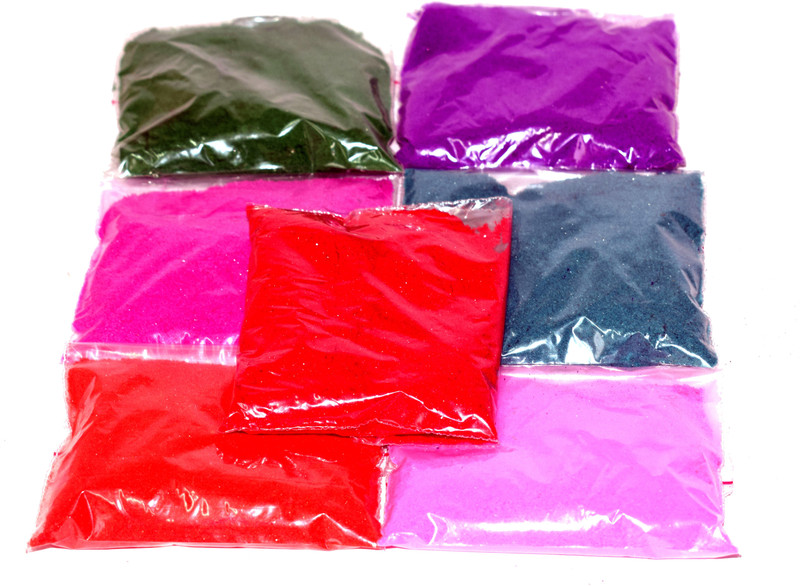oramsa Pack of 4 Rangoli Powder(Multicolor)
