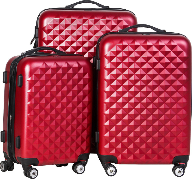 Carry Trip Cabin Suitcase, Check-in Suitcase, Suitcase Combo(Red)