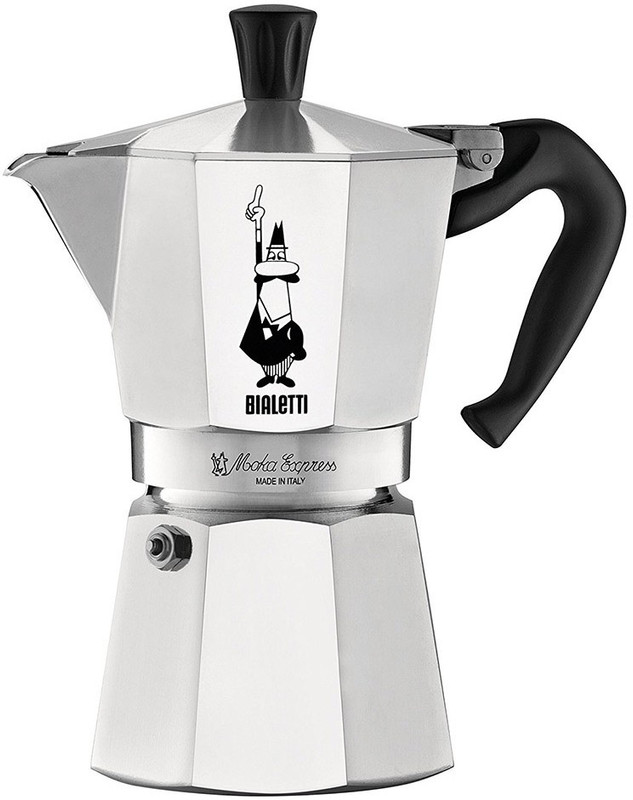 Bialetti 6800 6 Cups Coffee Maker(Silver)