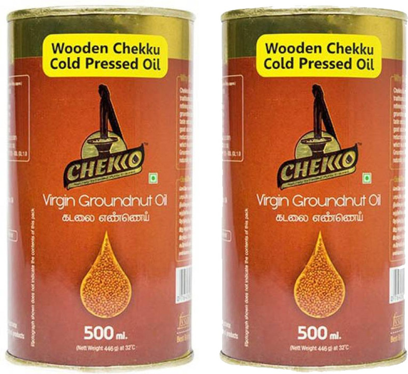 chekko CHE011 Groundnut Oil Barrel(2 x 250 ml)