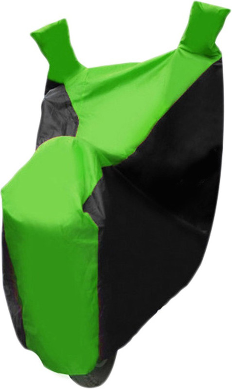 Auto Hub Two Wheeler Cover for Honda(Trigger, Black, Green)
