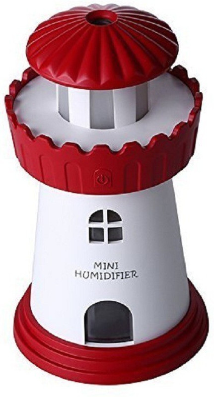 Nyrwana Light House Humidifier Air Humidifier Purifier Sprayer For Home Use At The Office(Red) Portable Room Air Purifier(Red)