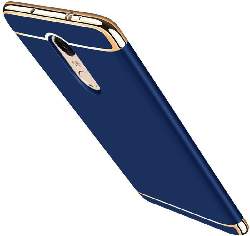 mc moms Back Cover for 3 In One New Case Cover All Side Protection Redmi Note 4(Blue, Dual Protection)