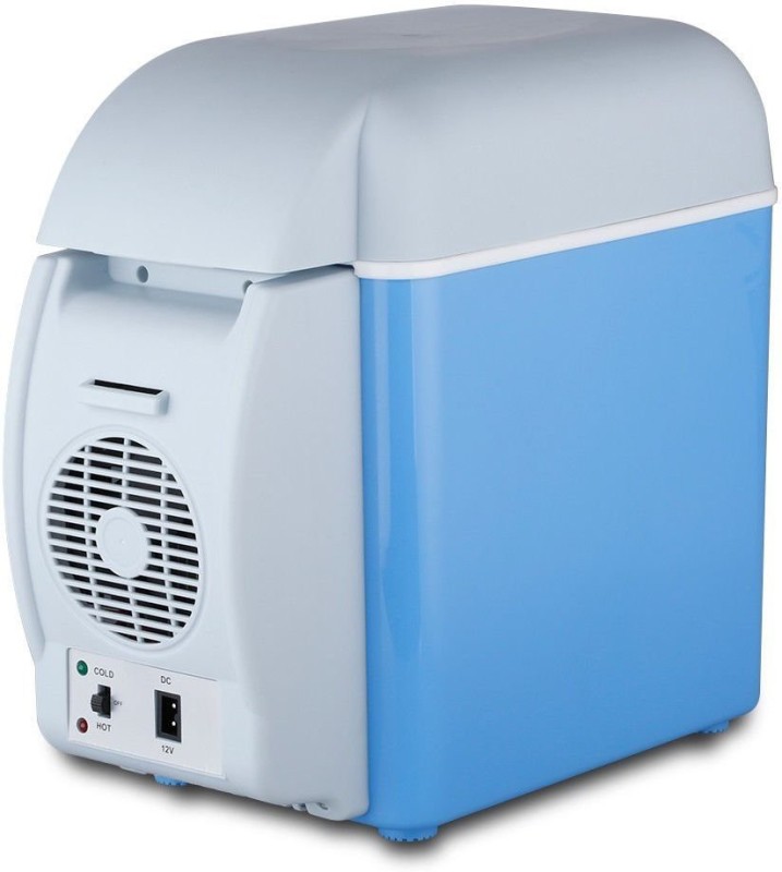 Maxxlite cooling & warming 12V 7.5L Mini Car Refrigerator Cool Box Cooler Warmer Electric Fridge Heater Refrigerator 7.5 L Car Refrigerator(Blue)