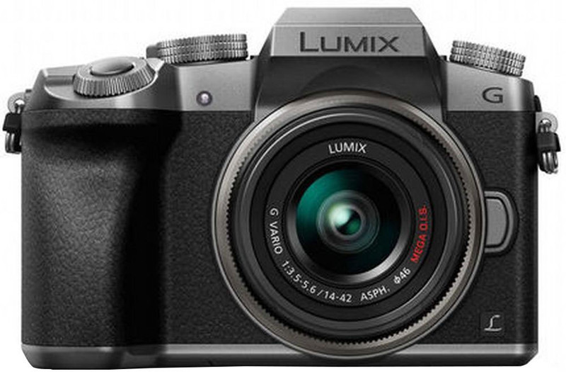 Panasonic 4K G Series Lumix G7 Mirrorless Camera with 14-42 Lens(Black)