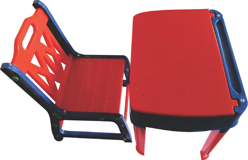 pihu enterprises Plastic Study Table(Finish Color - Red Blue)